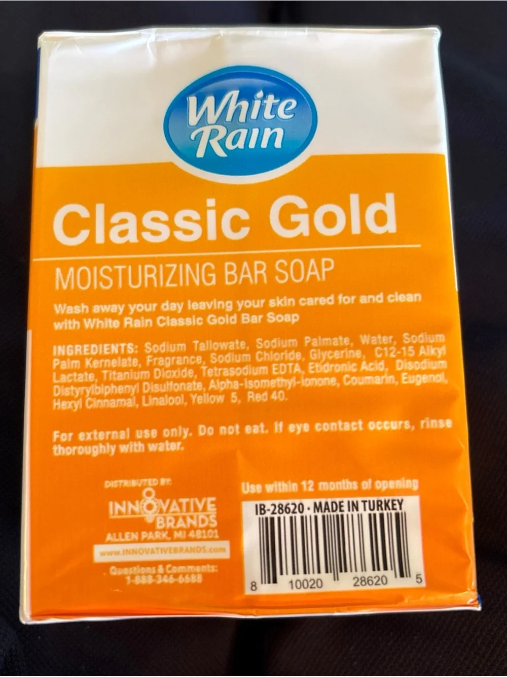 2pk White Rain Classic Gold Bar Moisturizing Bar Soap 2 Bars